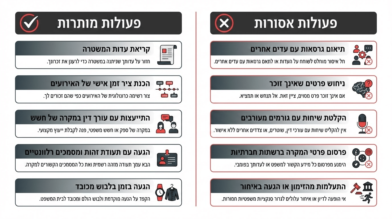 איך מתכוננים נכון לעדות בבית משפט – מדריך מעשי