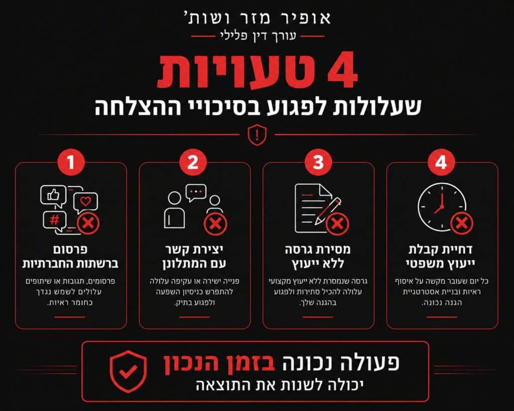 כתב אישום תקיפה - האם ניתן להימנע מהרשעה?